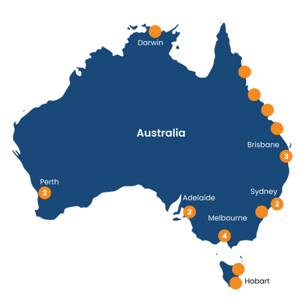 Metcash Australia - DC Map.png